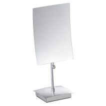 Miroir grossissant x5 chrome 21x13cm
